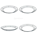 4 Pieces Round Metal Flower Wreath Frames, Wreath Frame For Christmas Party