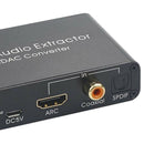 Aluminum ARC Audio Extractor Adapter & DAC Converter 3.5mm L/R Stereo Audio