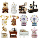 Retro Gramophone Pattern Music Box Music Boxes Music Box Jewelry Box