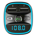 T25 Bluetooth Hands-free FM Transmitter Car MP3 Player USB Fast Charger Adapter