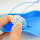 Portable Pet Travel Water Dispenser,Dog Feeding Water Bottle 17oz(Blue) W8Q7