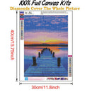 Scenery 5D DIY Full Round Drill Diamond Painting Cross Stitch Art (B922)