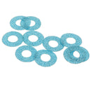 10pcs 24mm Light Blue Shinning Plastic Safety Eyes for Teddy Bear Soft Animal