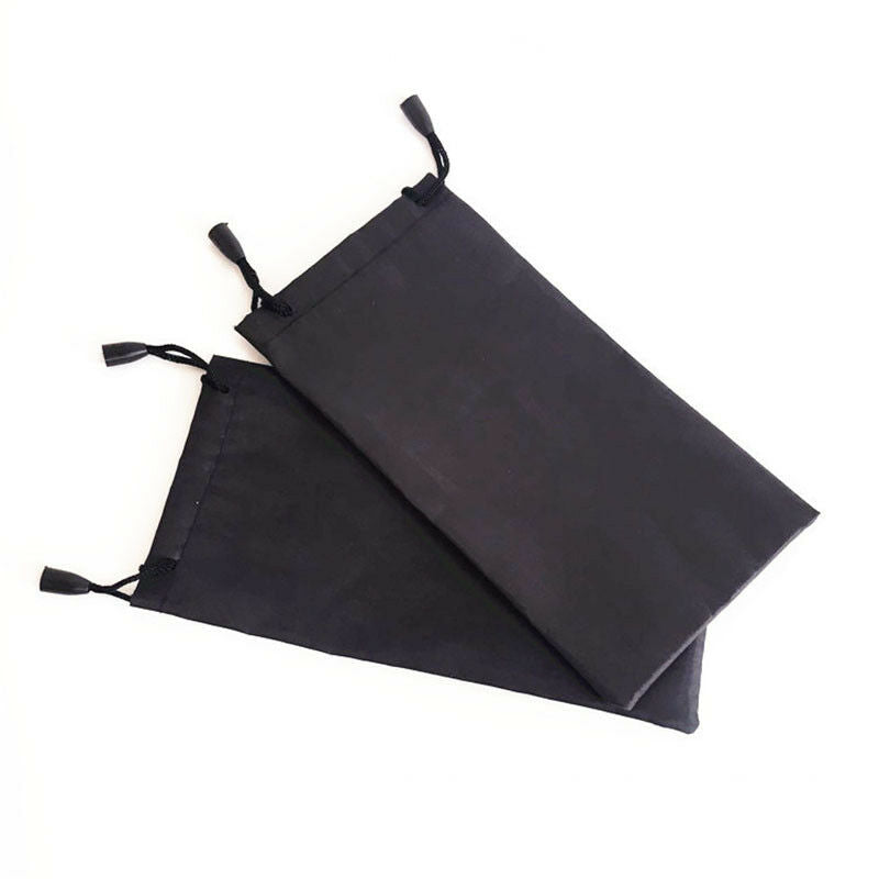 18*9cm Sunglasses Bag Pouch Soft Cloth Cleaning Optical Glasses Case