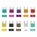 120pcs Mini Blade Fuse Assortment Set Auto Car Fuses Assorted Kit 2-35A + Puller
