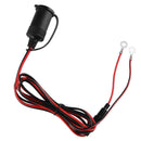 12-24V Car Motorcycle Truck Cigarette Lighter Socket with 10A In-line Fuse+Wire