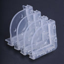 Corner protection, soft plastic, clear, 4 pieces