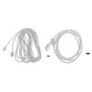 2 Pack 5050 3528 RGB LED Strip Light Extension Cable Connector Line 4 Pin