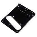 Steel 6 String Guitar Bridge Plate for  Guitar Parts Accessories Black