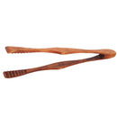 10" Wood Salad Ice Cake Tong BBQ Cooking Serving Food Clip Clamp