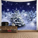 Xmas Art Wall Hanging Tapestry Christmas Decor Backdrop Party Decoration 04