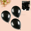 100x Latex Balloon Party Wedding Decor Birthday Celebrate Black High Quality 10"