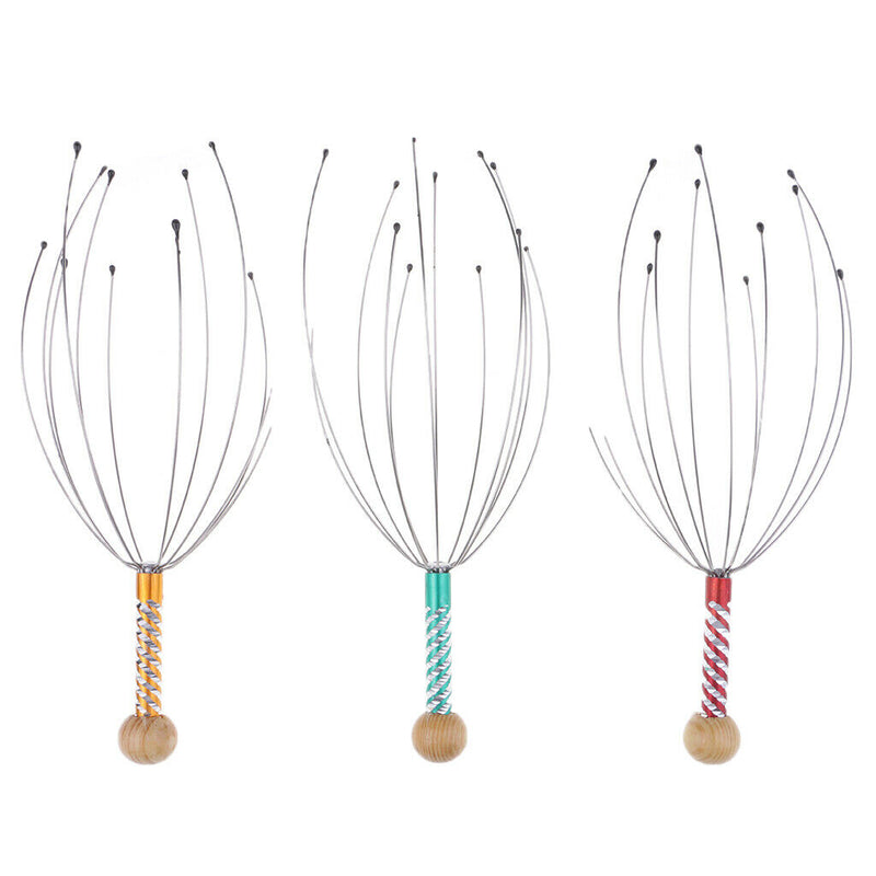 Hand Held Scalp Massager Scratcher Massage Tension Blood Circulation Relaxation