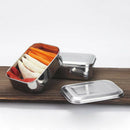 Stainless Steel Food Container Bento Luch Box for Snacks, Fruit, Finger Food