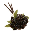 1 Bush Artificial Berries Blueberries Plant Floral Flower Centerpiece Blue