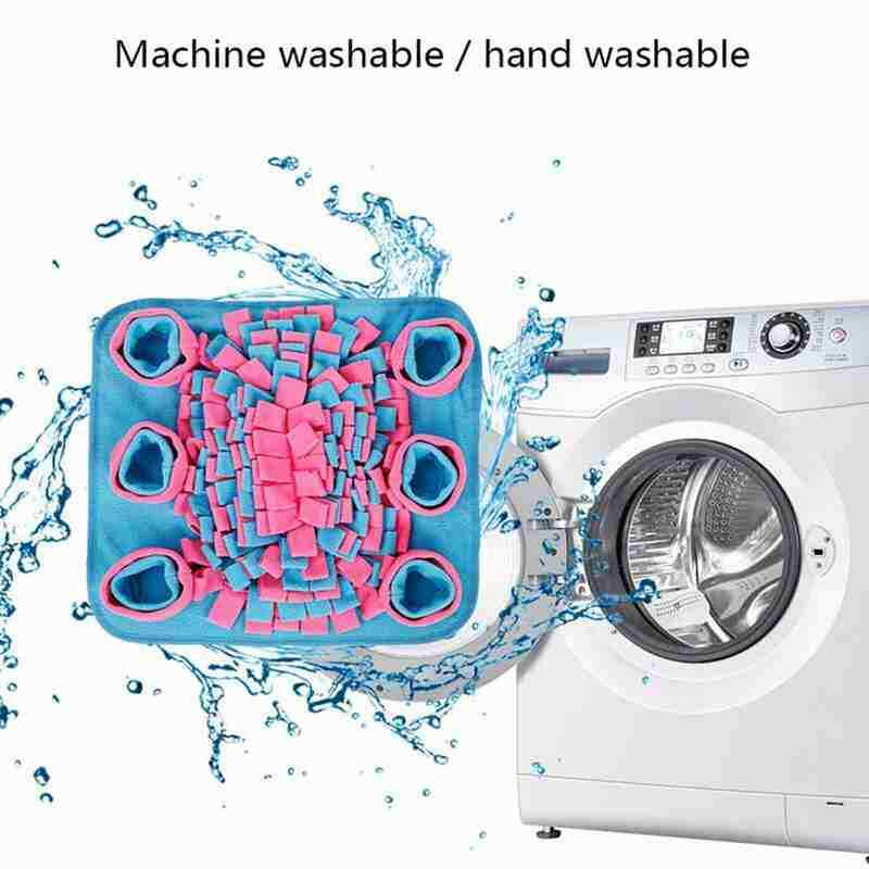 Dog Snuffle Feeding Mat Washable Pet Training Mat Sniffing Soft Fleece Pad