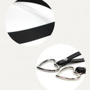 Women Belt Fashion Pu Leather Metal Heart Pin Buckle Belt Party Dress Decor