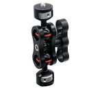 Double Ballhead Articulating Magic Arm W/ 1/4" Thread Screw Monitor Bracket