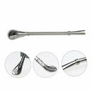 Creative Coffee Mixing Spoon Stainless Steel Filter Straw Tea Tools Bar A
