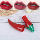 1XRed Pepper Empty Lip Gloss Tube Lips Balm Bottle Brush Container Lipgloss T Bj
