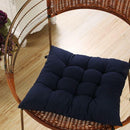 2x Soft Square Seat Cushion Home Garden Outdoor Chair Patio Sofa Pad Dark Blue