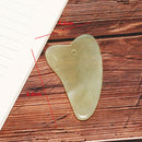 1 Set Massager Tool Natural Facial Jade Roller Face Thin + Body Gua Sha Board LJ