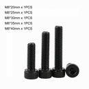 5Pcs M8 Left Hand Socket Cap Screws Allen Bolts Kit- 12.9 TEN-HIGH | L20~40mm