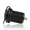 1x Black Car Auto SUV Motorcycle Boat Cigarette Lighter Socket Power Plug Outlet