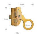 Sturdy Rope Grab 6KN Rope Protector Caving Safety Gear Rappelling Stopper Lock