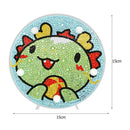 DIY Diamond Painting Full Drill Cartoon Animal Home Decor LED Light (HD05)