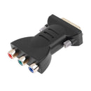 24+5Pin DVI Male to 3 RCA Female Port A/V Converter Adapter Cable Connector