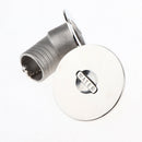 Boat Deck Fill/Filler Keyless Cap 1-1/2" (38mm) 316 Stainless Steel Water