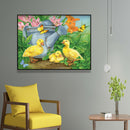 5D Rhinestone Picture Full Round Drill DIY Ducks Mosaic Diamond Painting