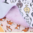 Soft Absorbent Cute Pet Supplies Quick-drying Color Bath Towel (Puppy) A