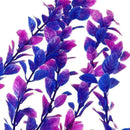 Aquarium Ornament 33cm Fish Tank Plants Pet Playing Toys Purple Water Grass I8J5