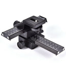4 Way Macro Shot Focusing Focus Rail Metal Slider for Nikon Peantax DSLRCameraJ_