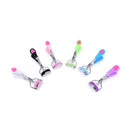 Handle Eye Curling Eyelash Curler Clip Beauty Makeup Eyelash Tool With Comb MO