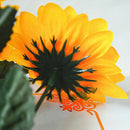 1 Bouquet 7 Heads Artificial Sunflower Faux Silk Flowers Home Wedding Decor Nice