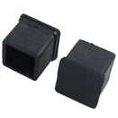 20 mm x 20 mm, black, square, rubber foot pad for chair or table, 4 pieces X1K9