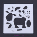Dairy Cattle Cow Craft Puzzle Die Cutting Stencil Scrapbooking DIY Decor