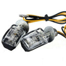 LED Black Micro Mini Tiny Motorcycle Small Indicators Turn Signals MotorBike