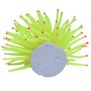Artificial coral Green Fluorescent 9 cm Plastic Aquarium Decoration