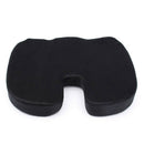 Orthopedics Chair Cushion Comfort anti-slip in Memory foam black