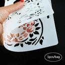1*DIY Craft Mandala Stencils Template For Walls Painting Scrapbooking Stamping//