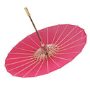 Chinese Oriental Japanese Dance Umbrella Parasol, Red Rose