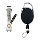 Retractable Recoil Key Ring Key chain Pull Chain Retractor Card Holder Belt Clip
