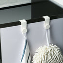 2pcs/set ABS Seamless Kitchen Door Hooks Cabinet Clothes Storage Hanger