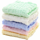 6 layers of washed gauze square towel gauze cotton handkerchief 30x30 small