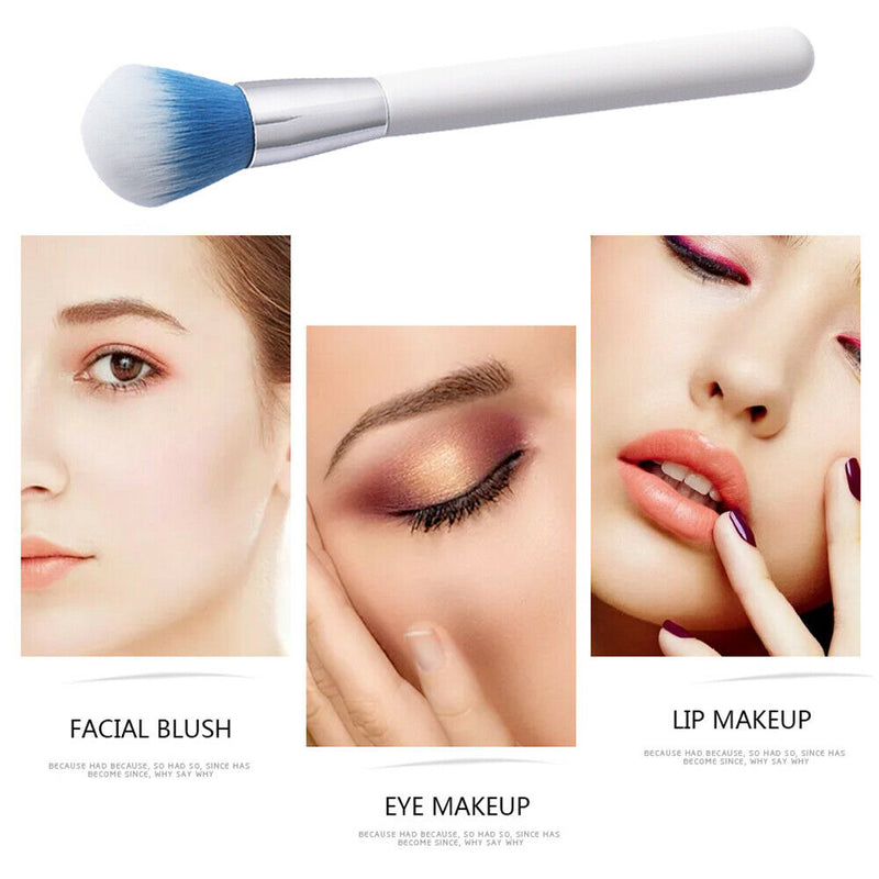 Wooden Handle Face Makeup Brush Make Up Flat top Beauty Brushes (T-01-501)