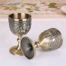 Classical Metal Wine Cup Handmade Small Goblet Household Copper Wine Glass  F9F9
